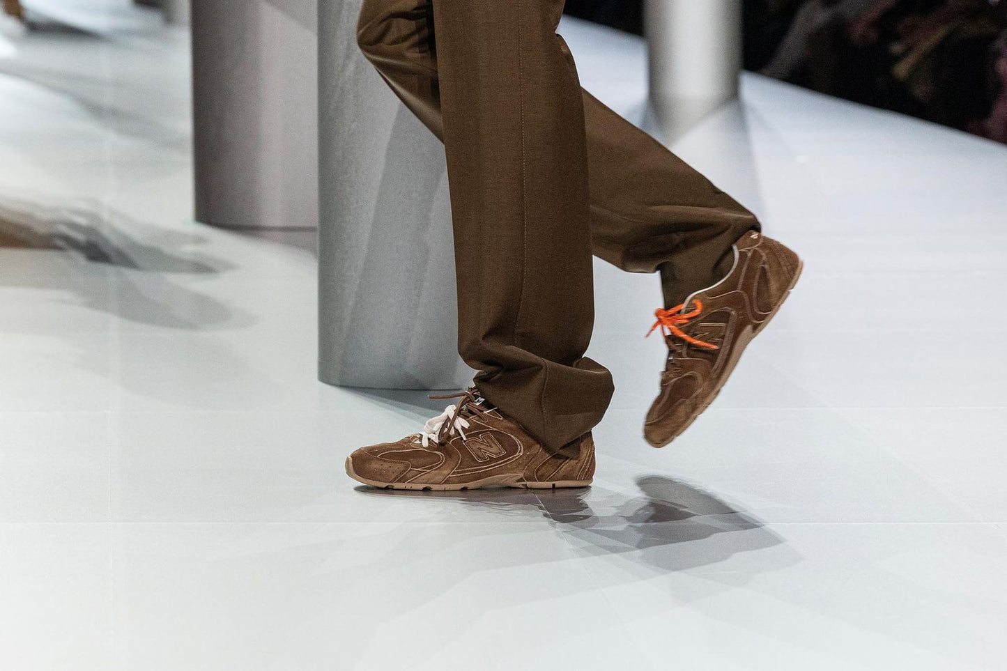New Balance X Miu Miu 530 SL suede ‘Beige/Orange’