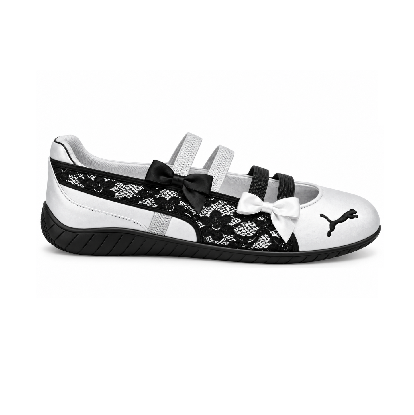 Puma Speedcat Ballet Lace "Silver and Black"