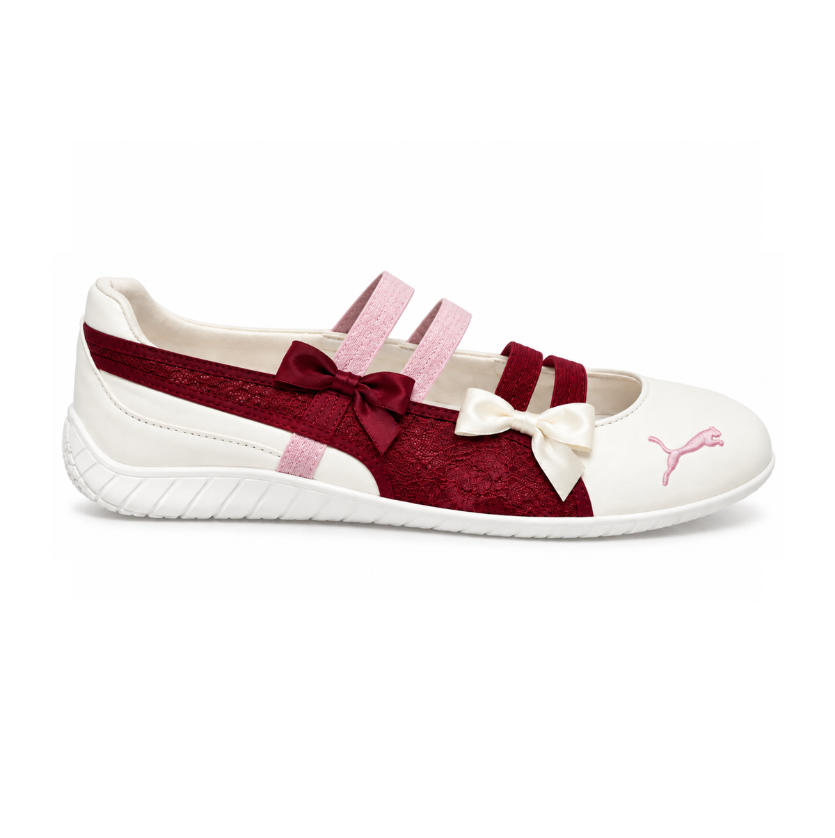 Puma Speedcat Ballet Lace "Off-White and Wine-Red"