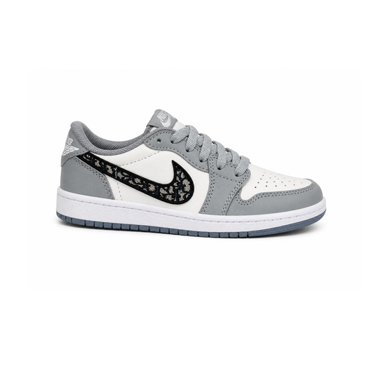 Dior x Air Jordan 1 "white and grey" Kids