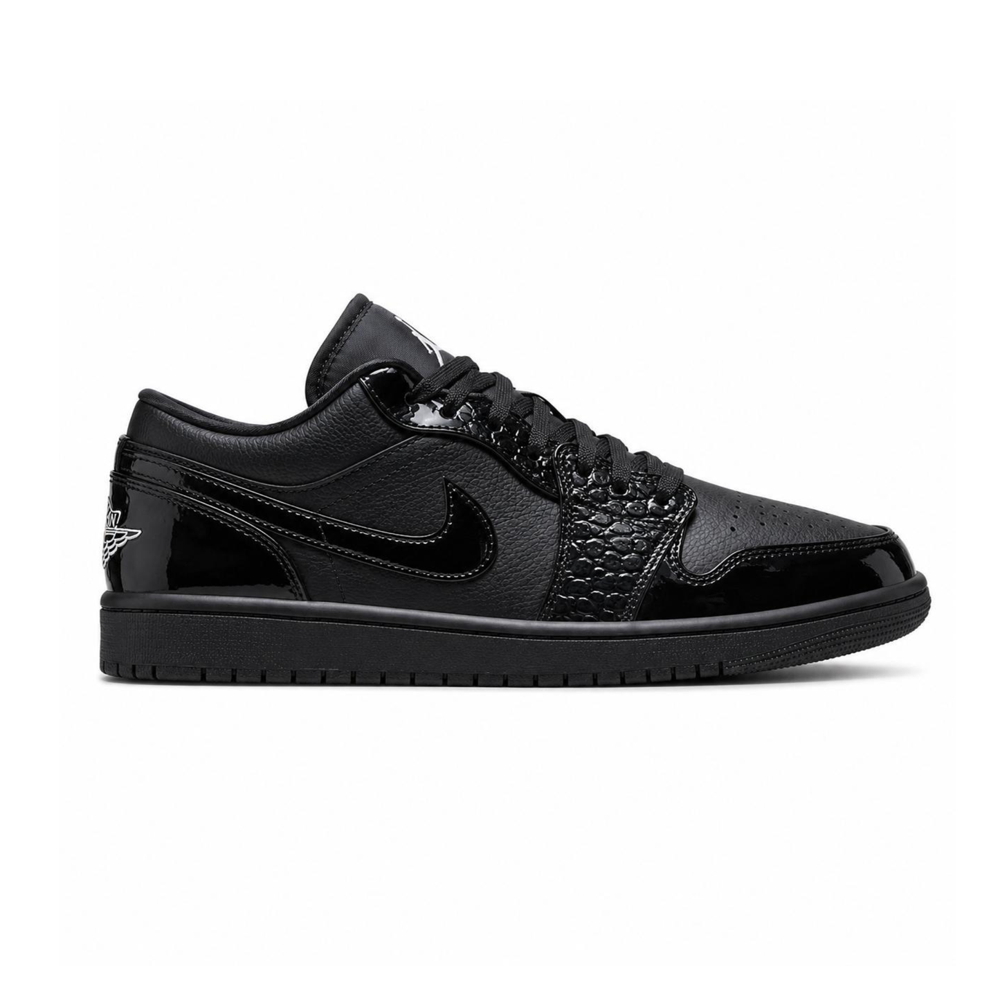 Air Jordan 1 Low "Black Croc"