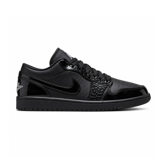 Air Jordan 1 Low "Black Croc"