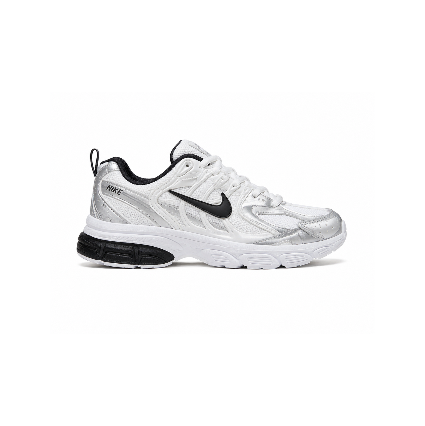 Nike Air Max Moto 2K "white and metallic silver" Kids