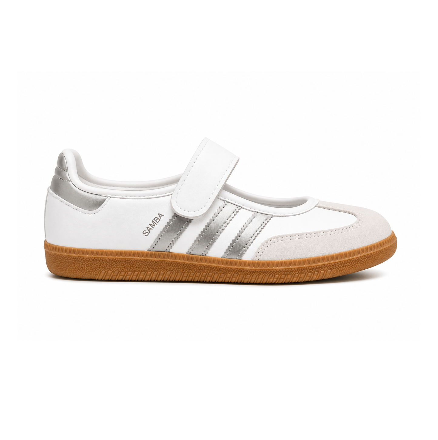 Adidas Samba Jane "White Silver Metallic"