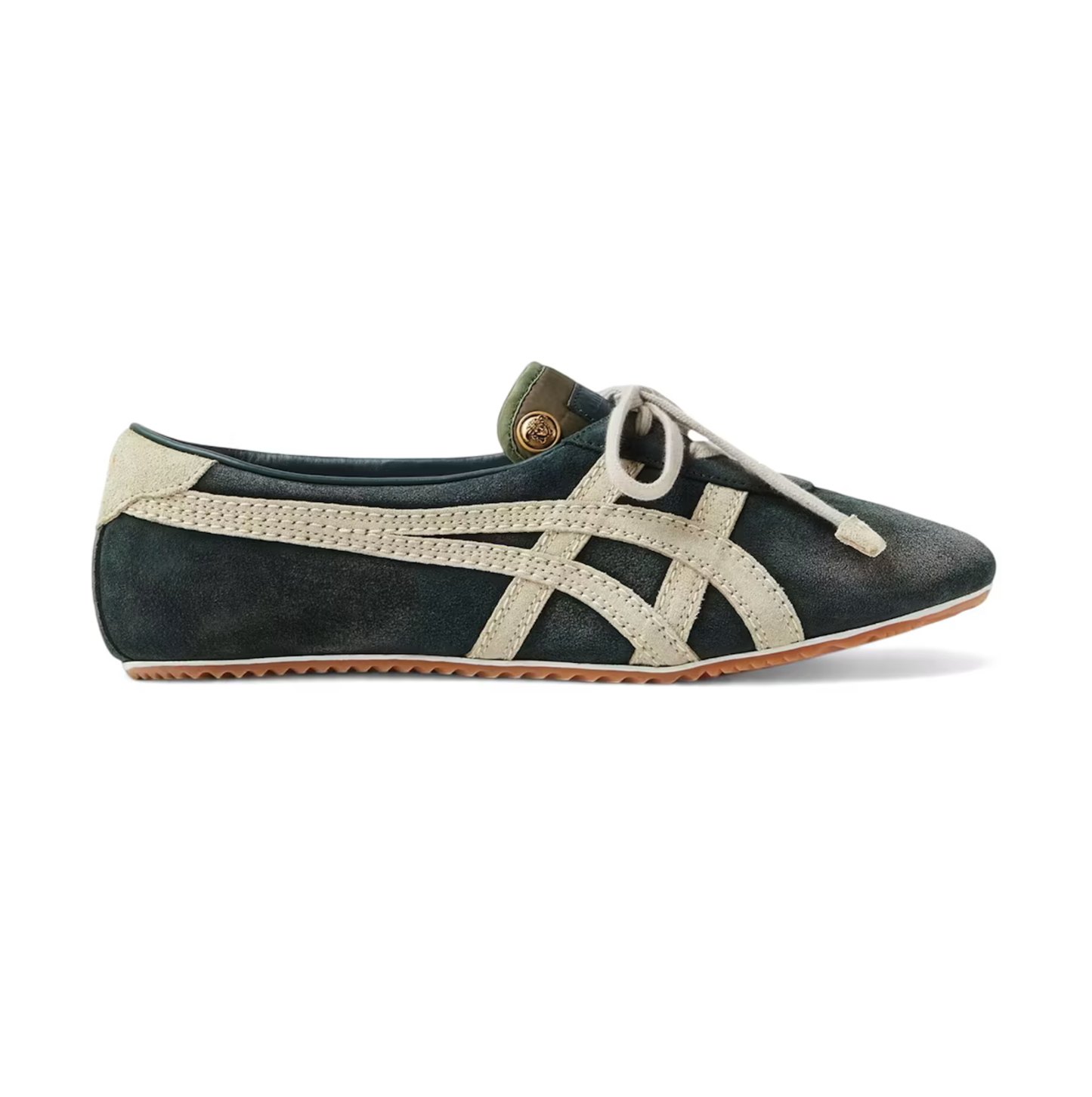 Versace x Onitsuka Tiger "dark green suede"
