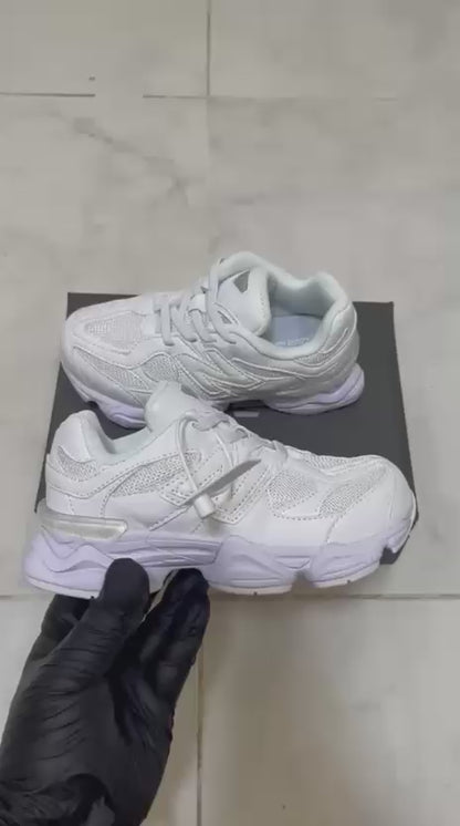 New Balance 9060 "Triple White" Kids