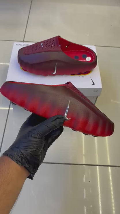 Nike Mind 001 Mules in the Solar Red