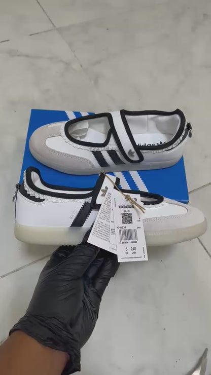 Adidas Samba Jane "Ruffle Pack White Black"