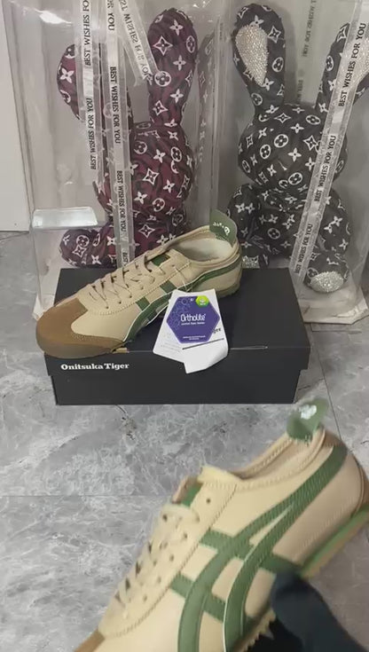 Onitsuka Tiger MEXICO 66Beige/Grass Green 💚