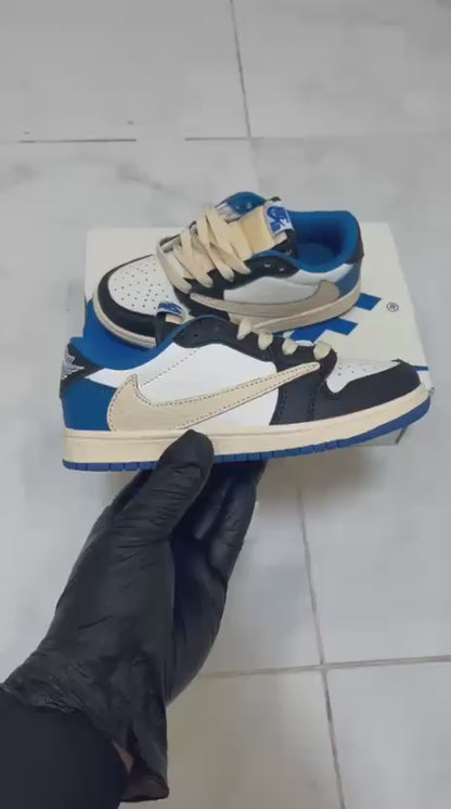 Air Jordan 1 Retro Low OG SP x Travis Scott 'Fragment' Kids