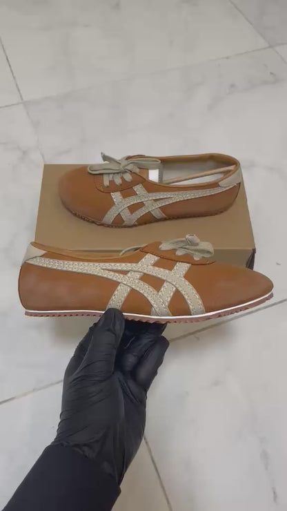 Versace x Onitsuka Tiger " brown suede"
