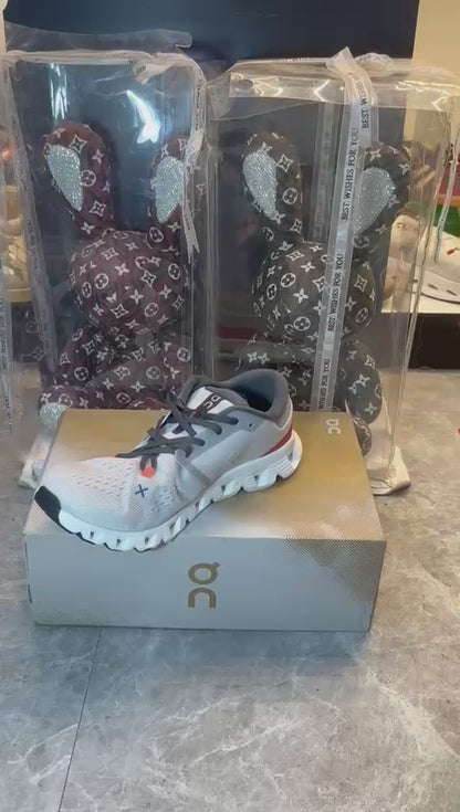 On Cloud X 4 "Grey | Orange"