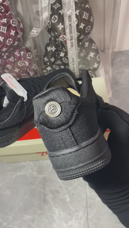 Nike x Stüssy Air Force 1 Low "Black"
